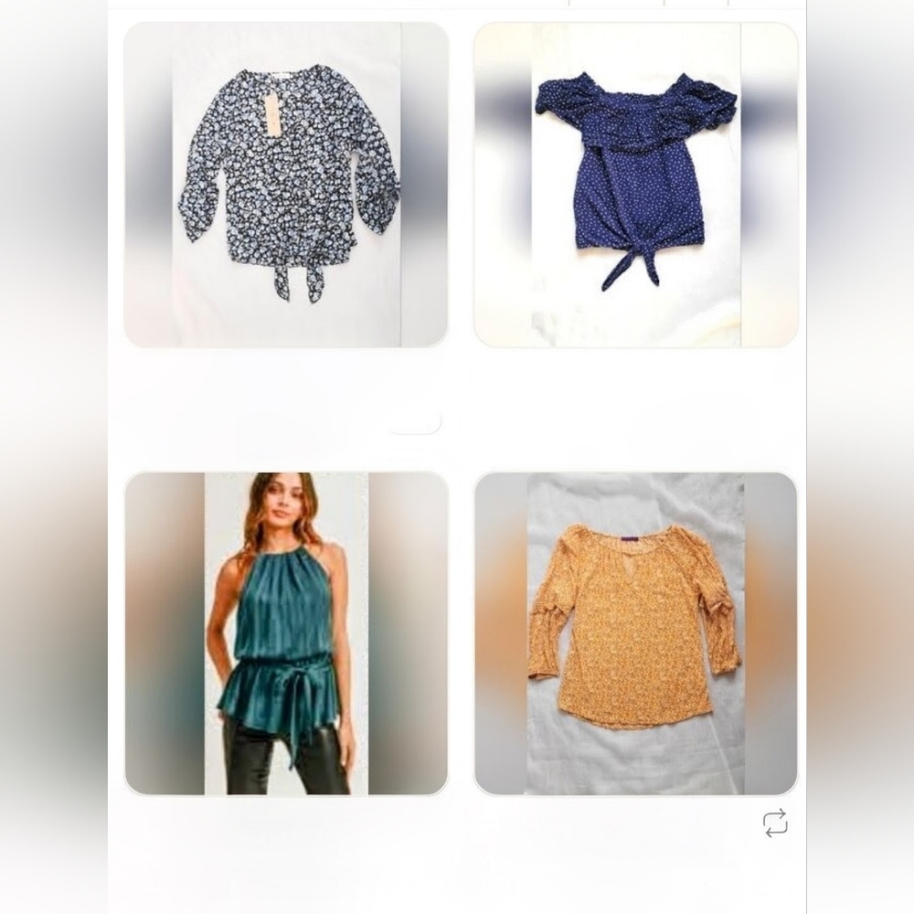 NWOT! Fall Y2k Top Set Express/Lush/Acoa/West Kei Women's Blouse Bundle Small